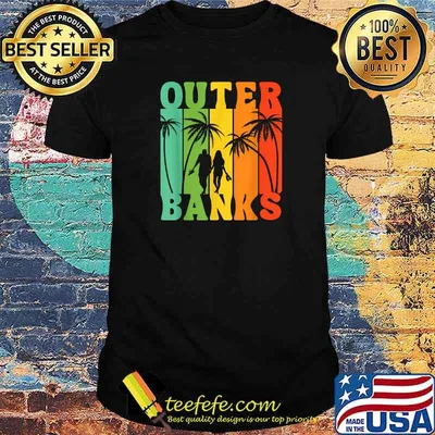 Outer Banks Shirts Vintage 80s OBX North Carolina Gift T-Shirt