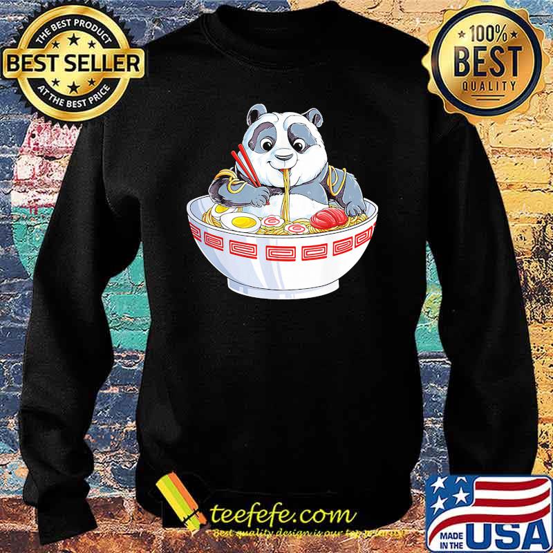 Panda eating noodle Sweater Panda eating noodle Sweater