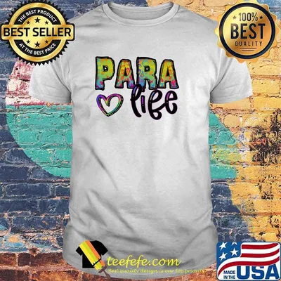 Para Life Heart Watercolor Shirt