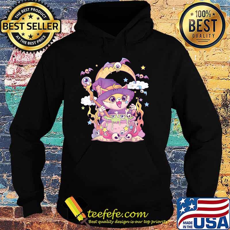 Pastel Goth Wiccan Cat Cute Creepy Witchy Cat and Skull T-Shirt Hoodie Pastel Goth Wiccan Cat Cute Creepy Witchy Cat and Skull T-Shirt Hoodie