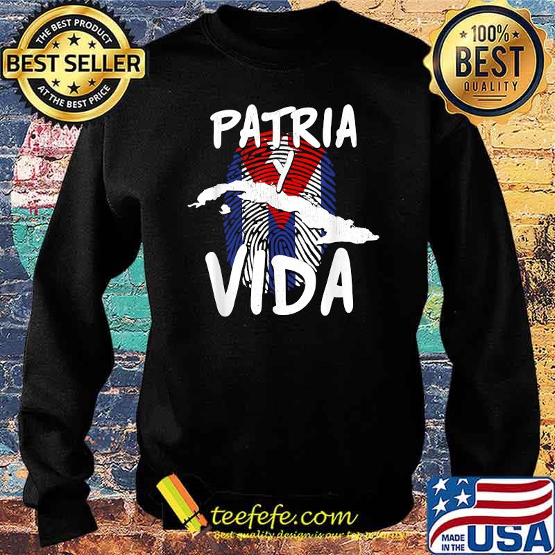PAtria vida dna Sos Cuba flag s Sweater PAtria vida dna Sos Cuba flag s Sweater