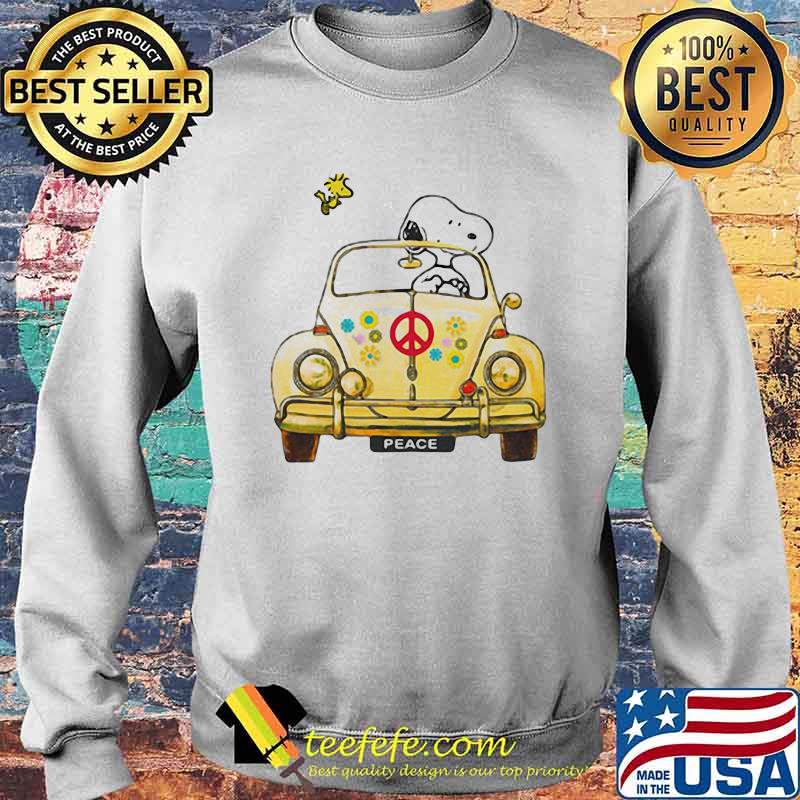 Peace Car Snoopy Hippie Shirt Sweater Peace Car Snoopy Hippie Shirt Sweater