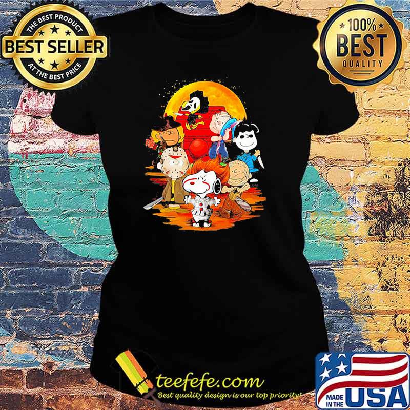 Peanuts cosplay halloween blood moon Ladies tee Peanuts cosplay halloween blood moon Ladies tee