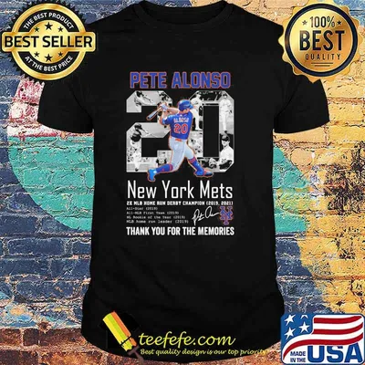 Pete Alonso New York Mets Thank You For The Memories Shirt