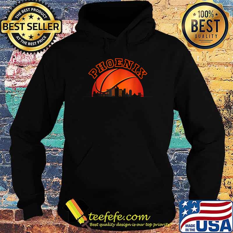 Phoenix AZ Cityscape Retro Sun Basketball Shirt Hoodie Phoenix AZ Cityscape Retro Sun Basketball Shirt Hoodie