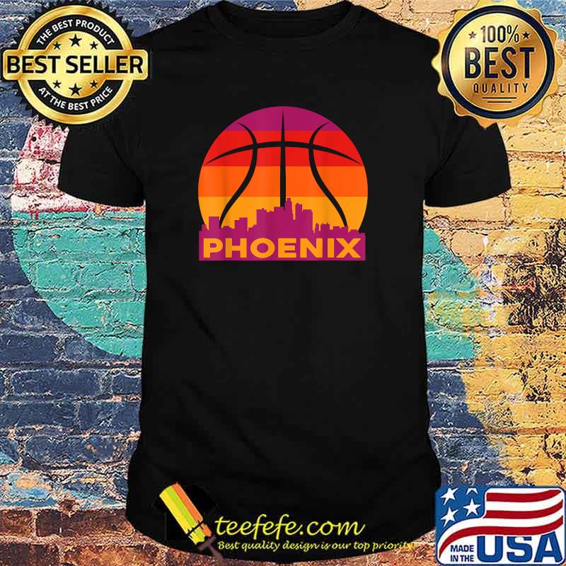 Phoenix Basketball B-Ball City Arizona State Retro Vintage T-Shirt