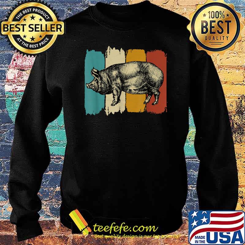 Pig sow piglet vintage T-Shirt Sweater Pig sow piglet vintage T-Shirt Sweater