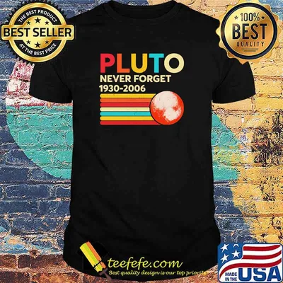 Pluto never forget 1930 2006 vintage shirt