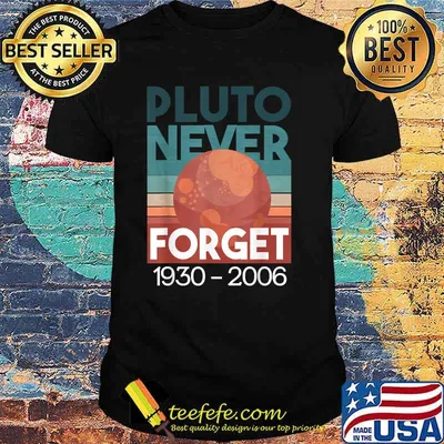 Pluto Never Forget Vintage T-Shirt