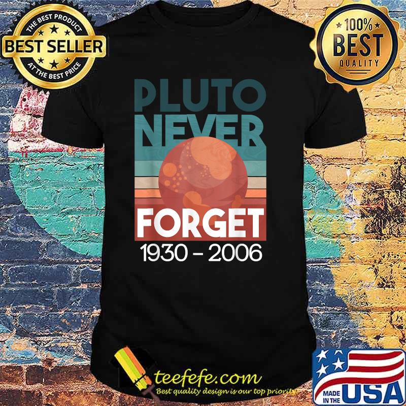 Pluto Never Forget Vintage T-Shirt