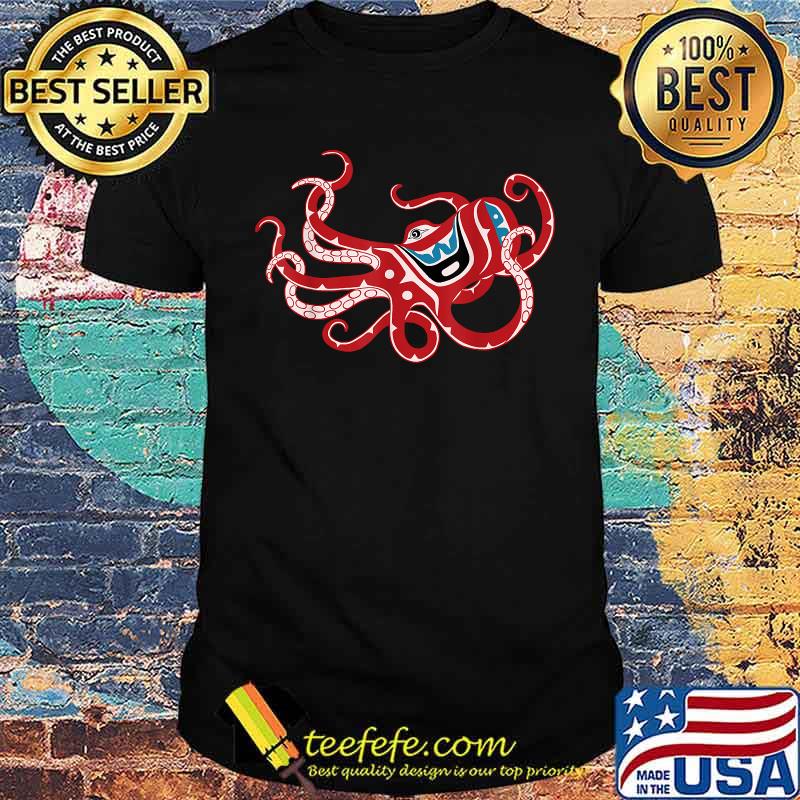 PNW Octopus, Tlingit style Shirt PNW Octopus, Tlingit style Shirt