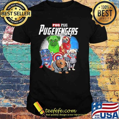 Pug Pug Pugevengers Shirt