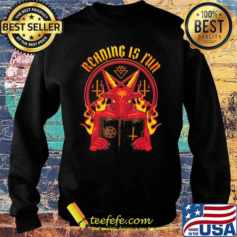 Reading is fun satan Sweater Reading is fun satan Sweater
