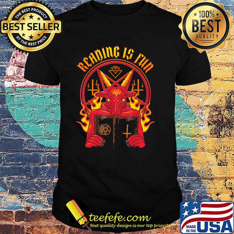 Reading is fun satan shirt Reading is fun satan shirt