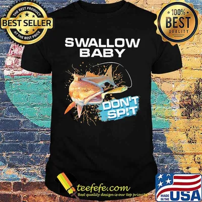 Red Drum Swallow Baby Don't Spit Shirt