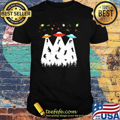 Retro Cat UFO Shirt
