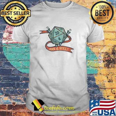 Rock n roll dice shirt