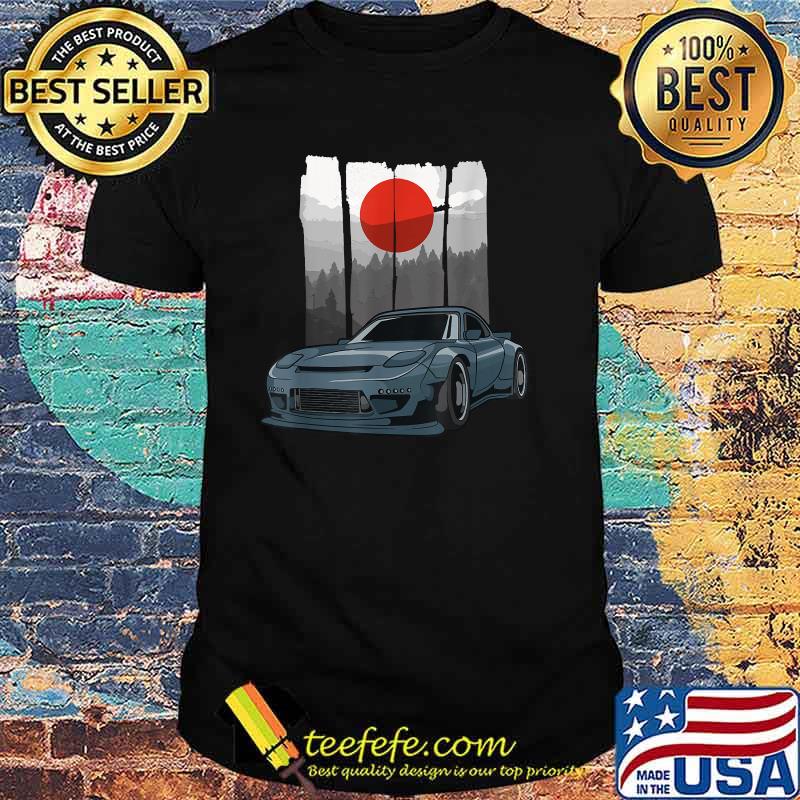 Rotary Engine Car Meet Tuning Rx Japan Blood Moon T-Shirt Rotary Engine Car Meet Tuning Rx Japan Blood Moon T-Shirt