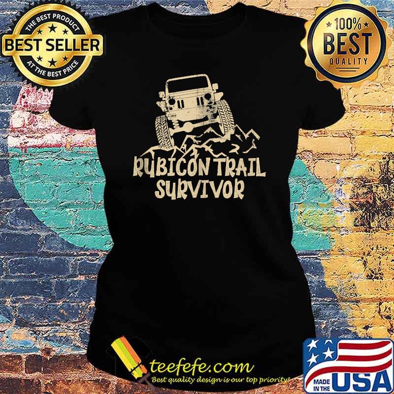 Rubicon Trail Survivor Jeep Shirt Ladies tee Rubicon Trail Survivor Jeep Shirt Ladies tee