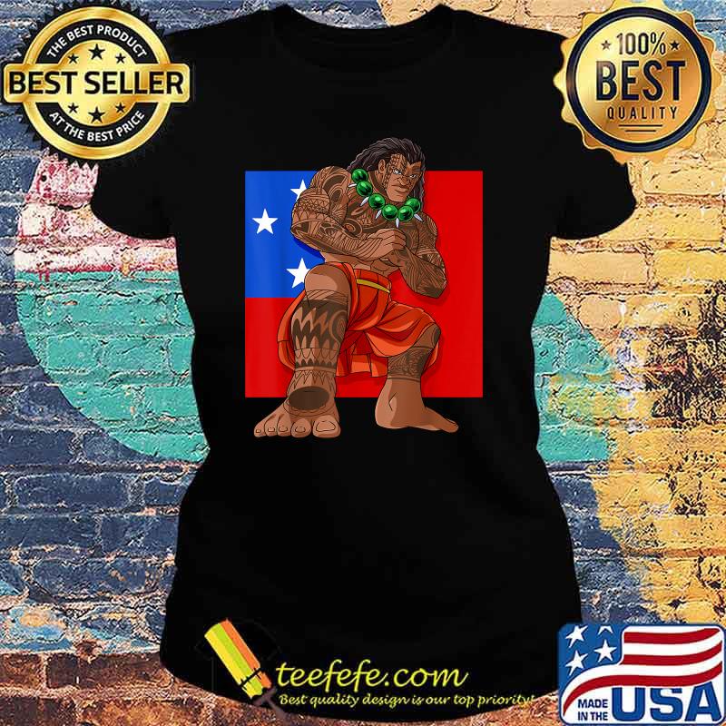 Samoan Pride Polynesian Haka Dance Samoa Flag T-Shirt Ladies tee Samoan Pride Polynesian Haka Dance Samoa Flag T-Shirt Ladies tee