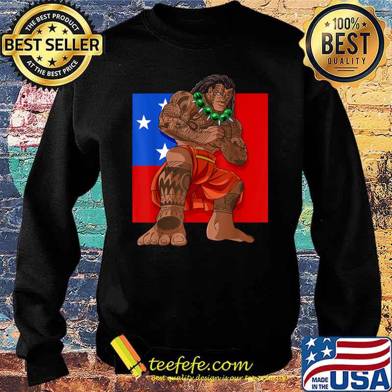 Samoan Pride Polynesian Haka Dance Samoa Flag T-Shirt Sweater Samoan Pride Polynesian Haka Dance Samoa Flag T-Shirt Sweater