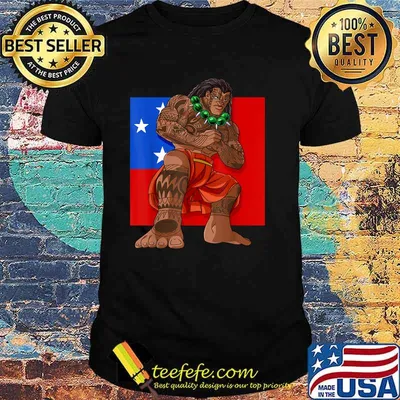 Samoan Pride Polynesian Haka Dance Samoa Flag T-Shirt