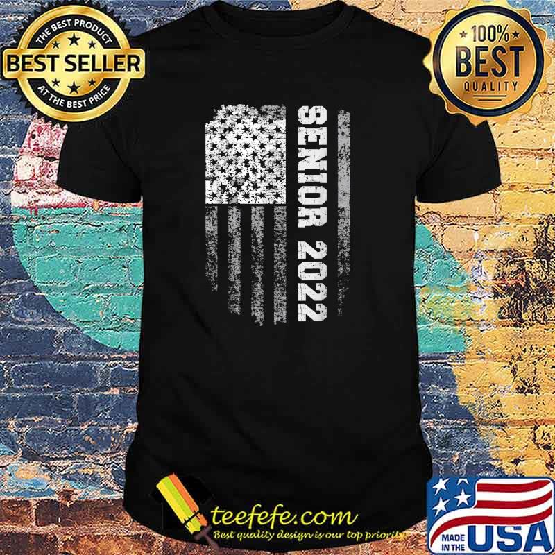 Senior Class Of 2022 Back to School American Flag T-Shirt