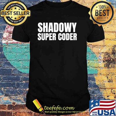 Shadowy Super Coder Crypto Cryptocurrency T-Shirt
