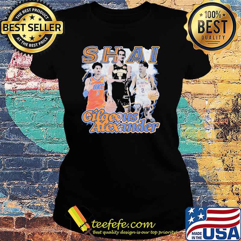Shai Gilgeous Alexander SGA Oklahoma City Shirt Ladies tee Shai Gilgeous Alexander SGA Oklahoma City Shirt Ladies tee