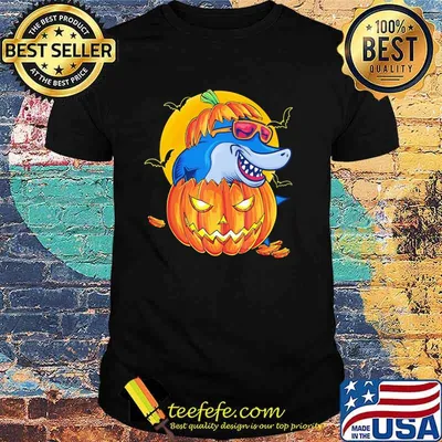 Shark Oh I'm Cute Don't Scare Me Pumkin Shirt