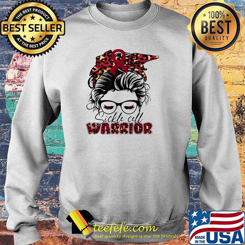 Sickle cell burgundy bandana warrior T-Shirt Sweater Sickle cell burgundy bandana warrior T-Shirt Sweater