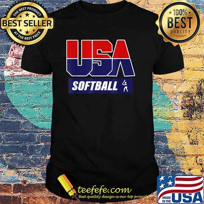 Softball 2021 Souvenir USA T-Shirt