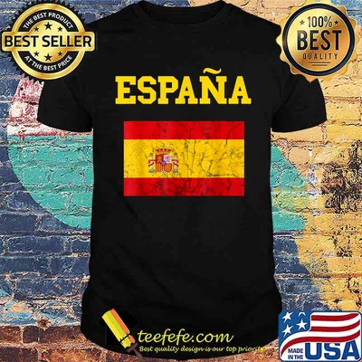 Spain Football Team Soccer Flag T-Shirt
