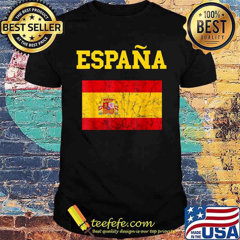 Spain Football Team Soccer Flag T-Shirt