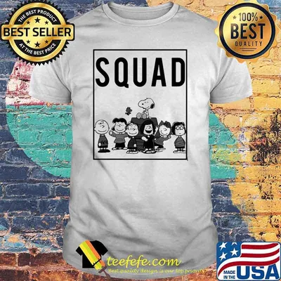 Squad Snoopy And Friend Shirt