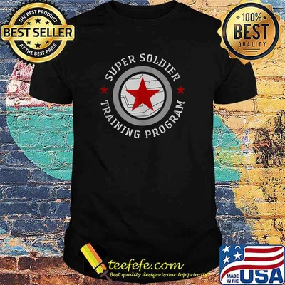 Super Soldier Training Program Star T-Shirt
