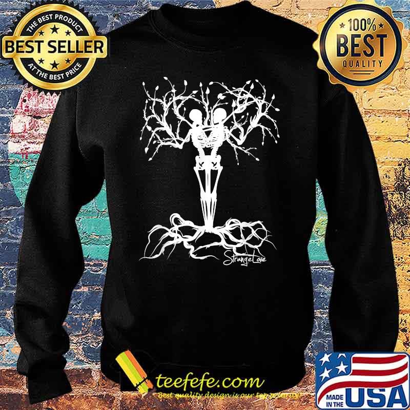 Teamstrange Strange Love Skeleton Tree Rocking Design T-Shirt Sweater Teamstrange Strange Love Skeleton Tree Rocking Design T-Shirt Sweater