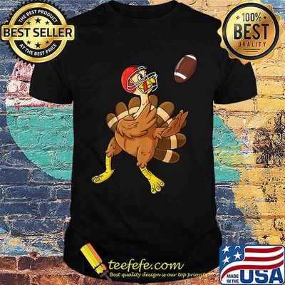 Thanksgiving Turkey Wide Receiver Football Shirt