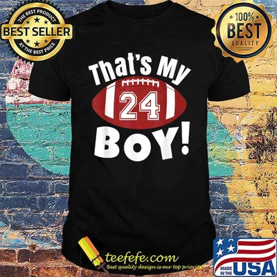 That's My Boy 24 Football Player T-Shirt