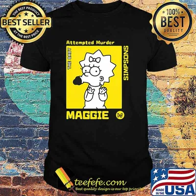 The Baby Maggie Attempted Murder Simpsons Shirt