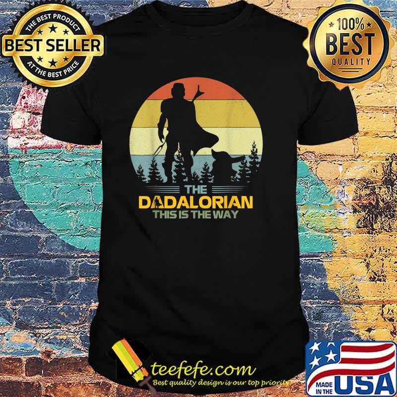 The Dadalorian This Is The Way Father's Day Vintage T-Shirt