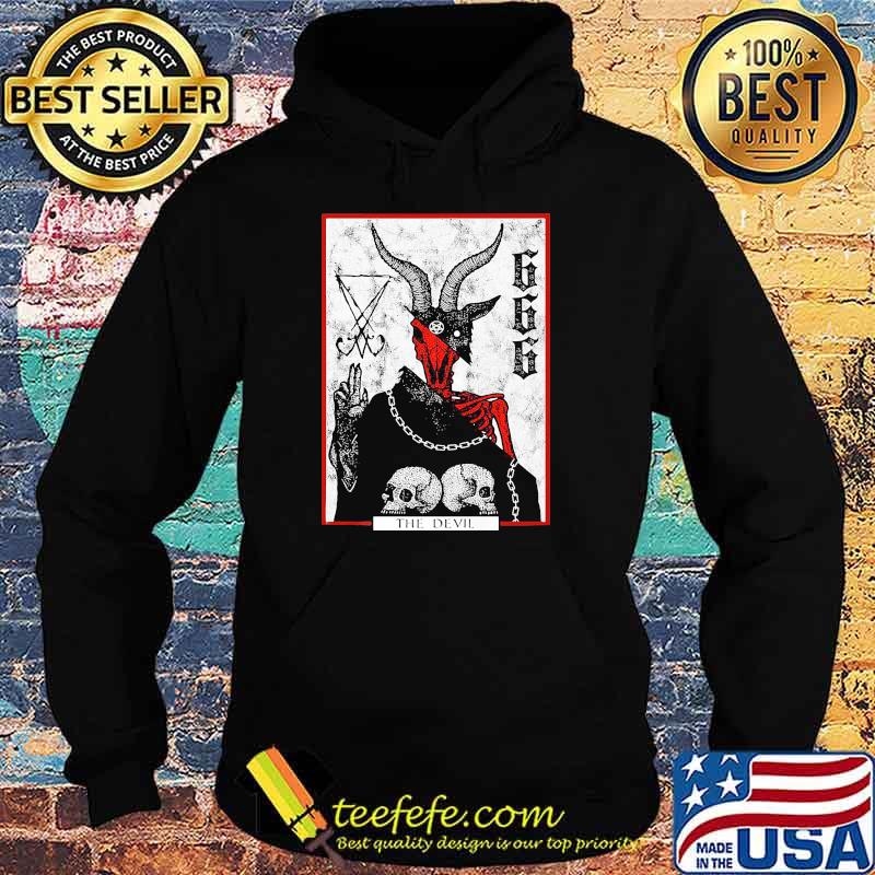 The devil skull satan logo Hoodie The devil skull satan logo Hoodie