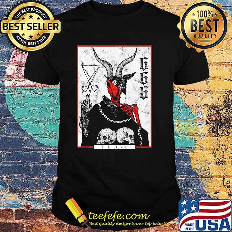The devil skull satan logo shirt The devil skull satan logo shirt