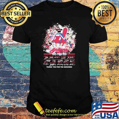 The Indians 1915 Forever Thank You For The Memories Shirt