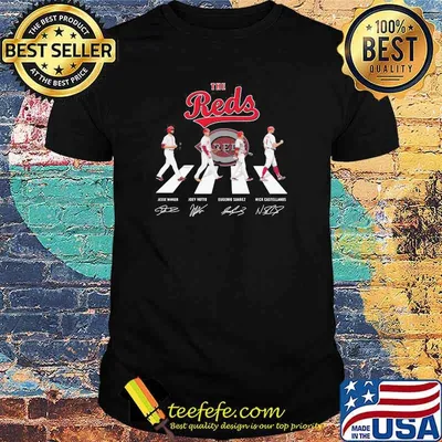 The reds abbey road signatures shirt