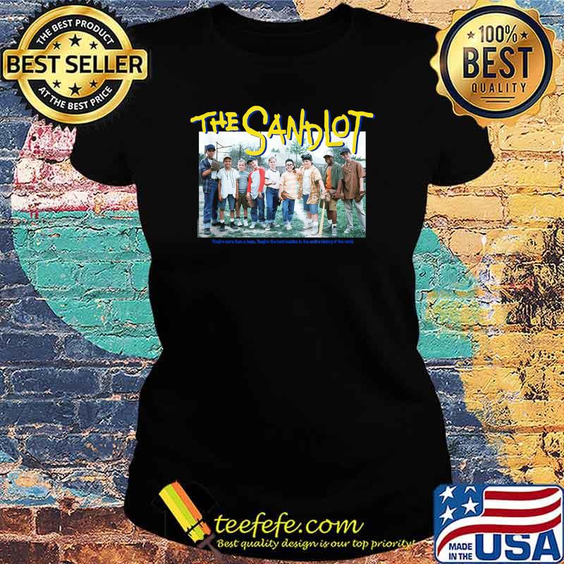 The Sandlot Logo and Image T-Shirt Ladies tee The Sandlot Logo and Image T-Shirt Ladies tee