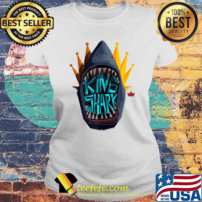 The Suicide Squad Big King Shark Shirt Laides tee The Suicide Squad Big King Shark Shirt Laides tee
