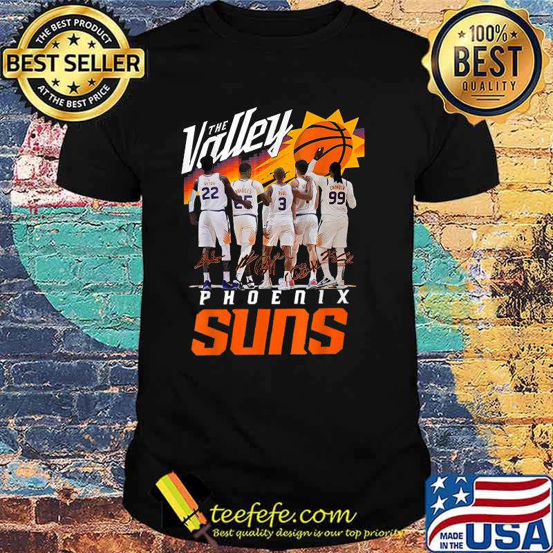The valley phoenix suns baseball signatures shirt