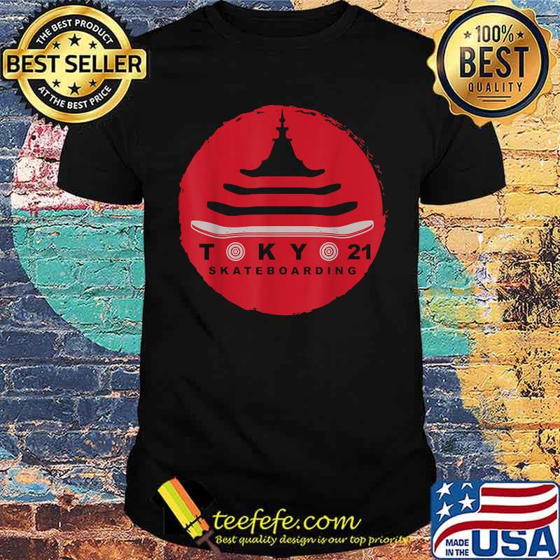 Tokyo Japan Skateboarding Japan Flag Shirt Tokyo Japan Skateboarding Japan Flag Shirt