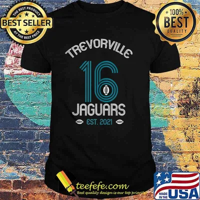 TREVORVILLE JAGUARS Trevor Jacksonville Football 2021 16 T-Shirt